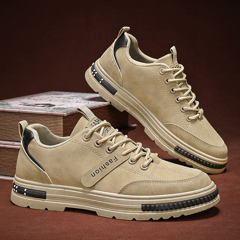 耐磨劳保男鞋防滑轻便工装鞋潮流百搭鞋子工作鞋男款2025新款春季