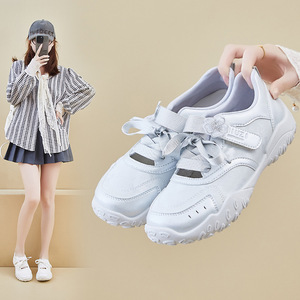 ins潮韩版新款老爹鞋女2026夏季学生运动休闲鞋网面透气MZ5555-02