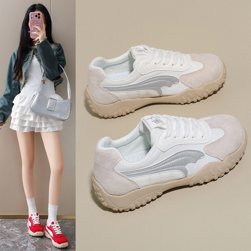 ins韩版新款老爹鞋女2026秋季学生跑步运动厚底增高休闲鞋YY3303