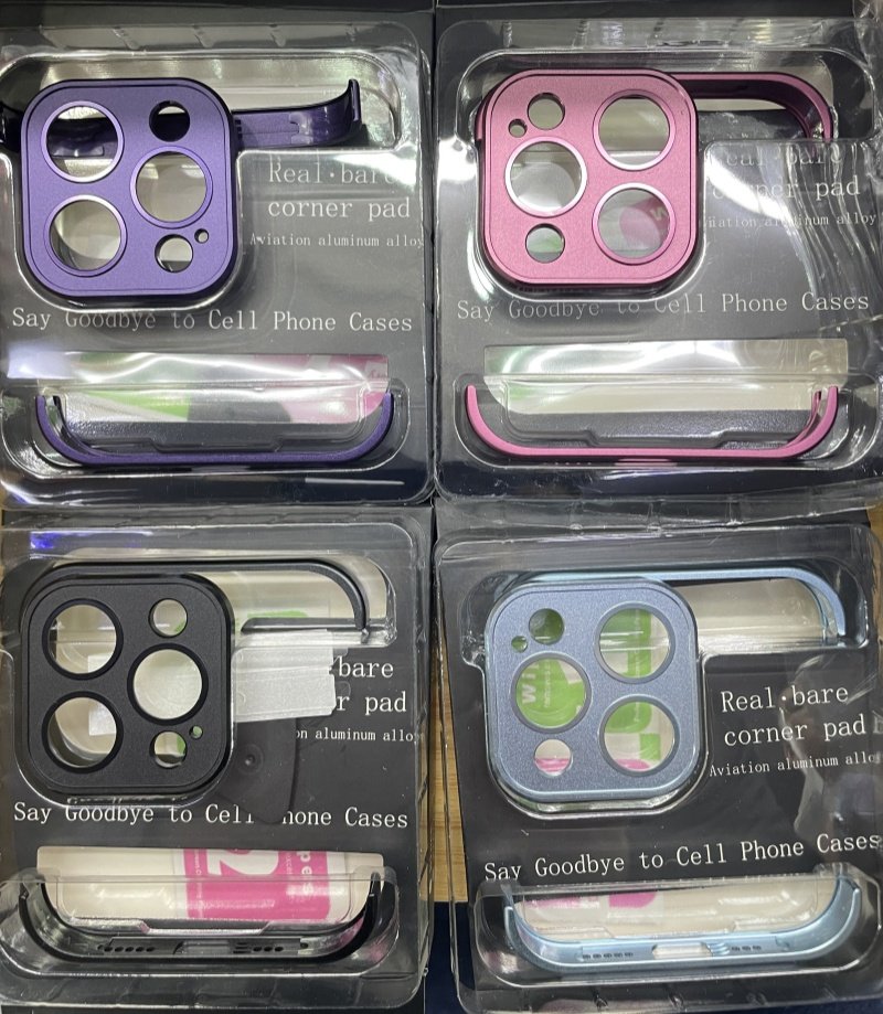 苹果16/15/14/13铝合金金属角垫