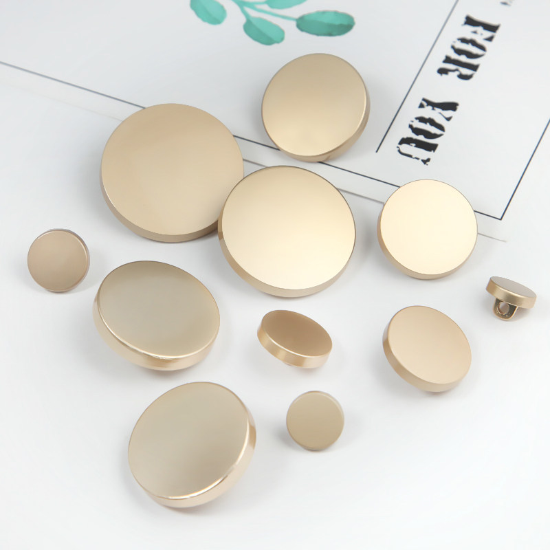 여성용 메탈 버튼 탑 고급 코트 버튼 슈트 커프스 단추 라운드 모직 윈드브레이커 캐시미어 버튼 재킷