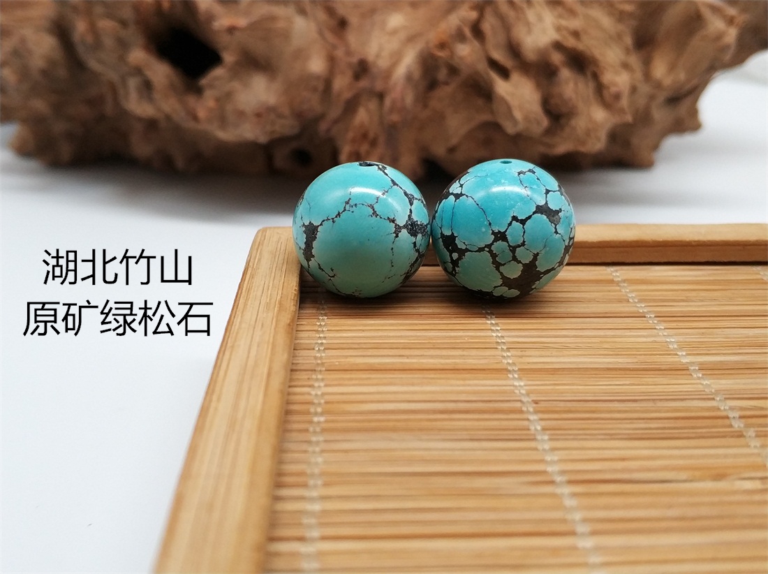一物一图天然原矿湖北绿松石正圆珠十堰松石顶珠腰珠配饰C组包邮 Изображение 1 一物一图天然原矿湖北绿松石正圆珠十堰松石顶珠腰珠配饰C组包邮 Изображение 1