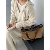 冬季 穿搭加厚连帽休闲运动服女秋冬宽松感加绒毛衣卫衣裙套装