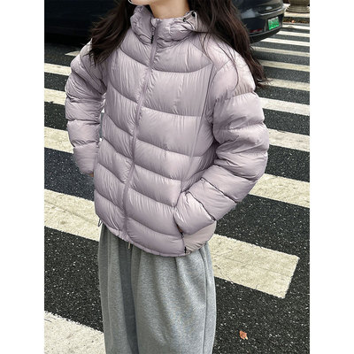 巨好看轻薄短款排骨羽绒服女冬