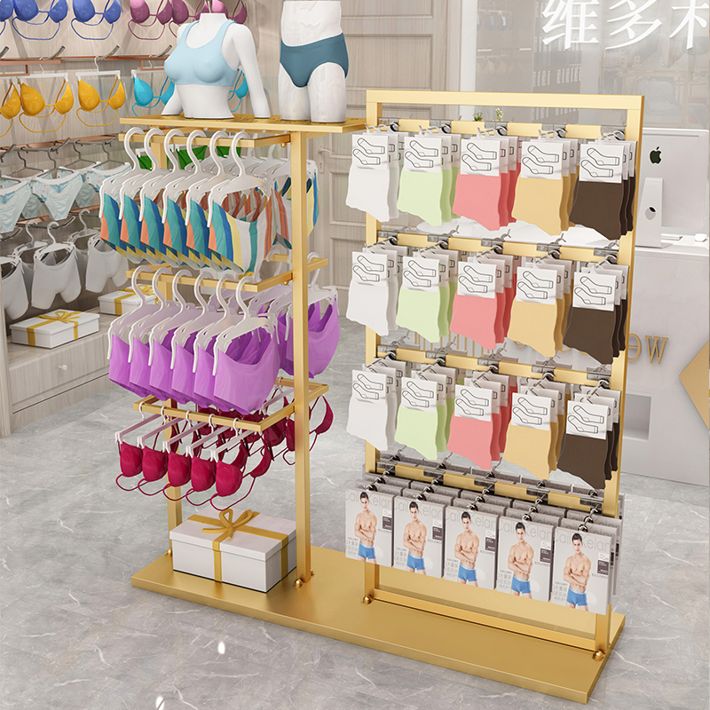 内衣内裤袜子组合中岛展示架