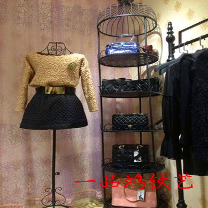 铁艺金属包包鞋袜展示架服装店文胸内裤内衣围巾货架置物架包邮