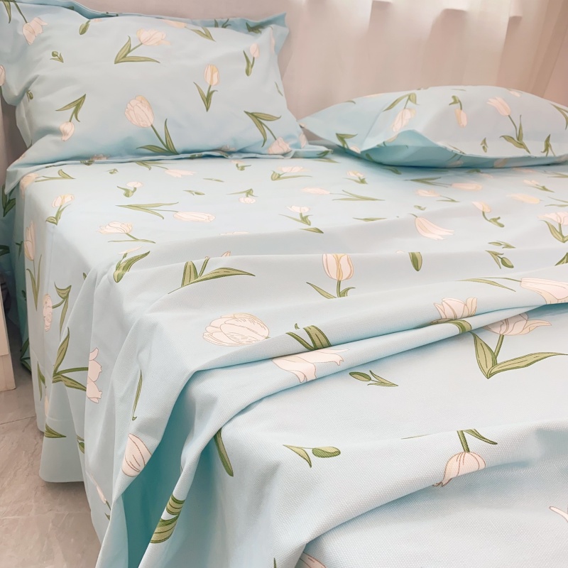 出口韩国100%新疆老粗布床单