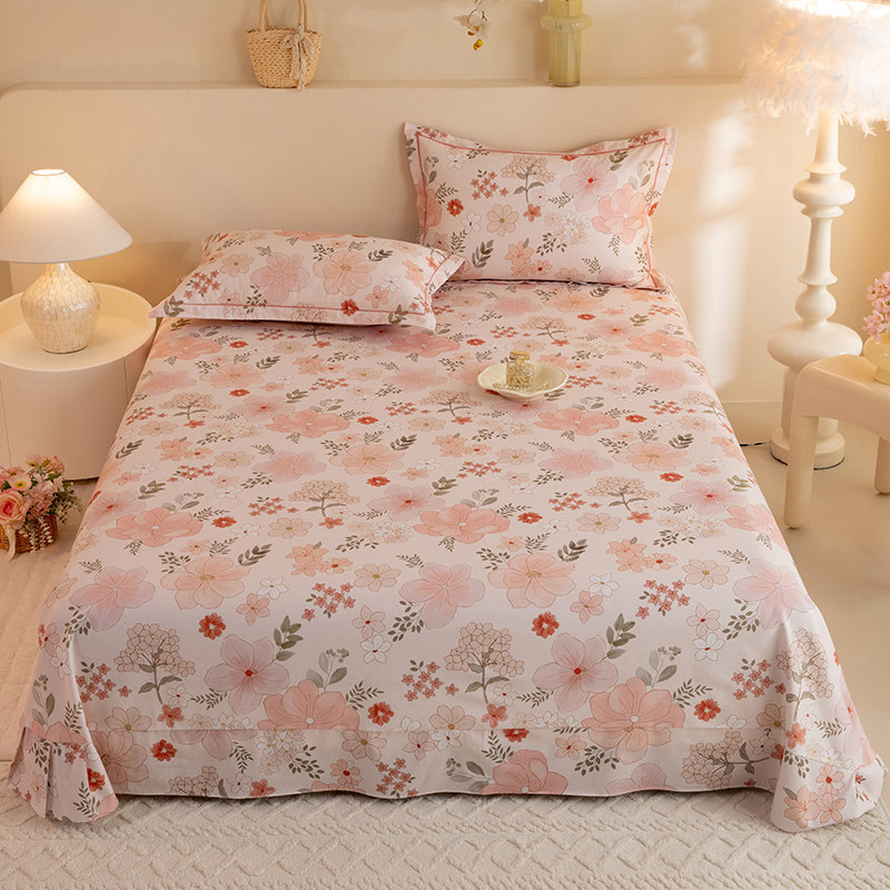 春意粉2025新款全棉加厚生态磨毛单床单,床上用品,床单,淘宝优惠券,粉丝福利购,淘宝优惠卷