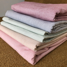 加密加厚精梳纯棉全棉纯灰色粗布床单纯棉老布麻被单单件