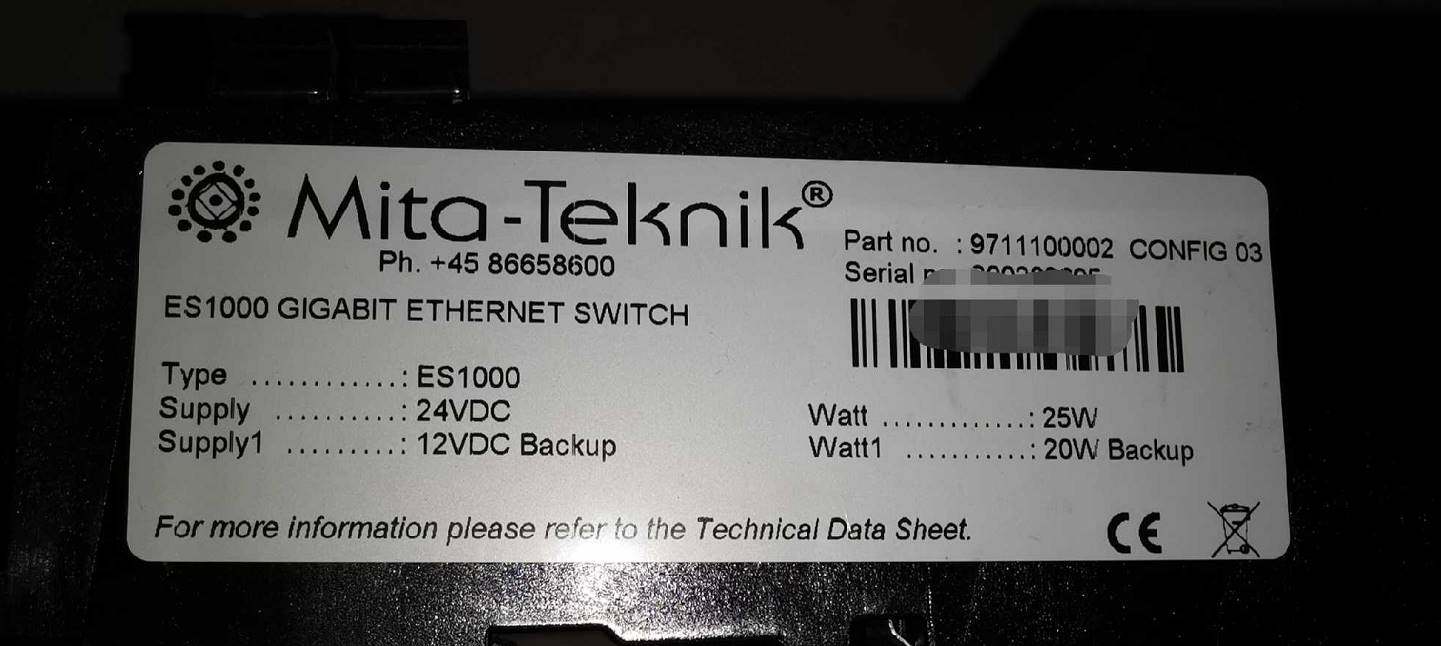 全新米塔mita-teknik风电备件es1000环路通讯模块es1000-2sfp询