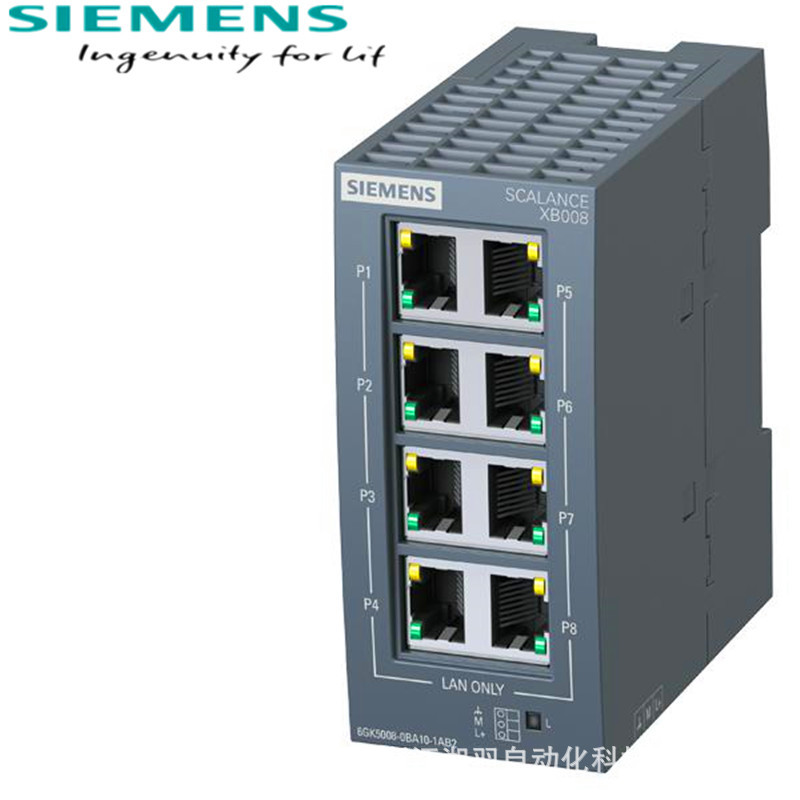 ￥西门子 XB008非网管型5口工业以太网交换机6GK5008-0BA10-1AB2