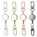 简约多功能百搭金属伸缩易拉扣钥匙扣员工门禁工作证件工牌厂牌套