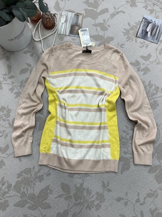 高品质休闲百搭圆领针织长袖 上衣女春秋款