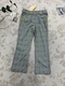 通勤七分裤 复古显瘦百搭格子休闲裤 女夏季