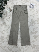 洋气气质休闲百搭 无弹春秋款 美式 复古直筒长裤