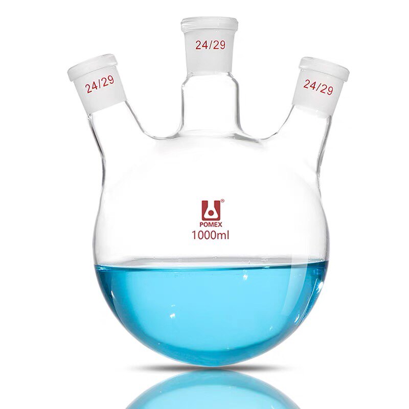 斜三口圆底蒸馏烧瓶三颈反应瓶2烧杯/烧瓶