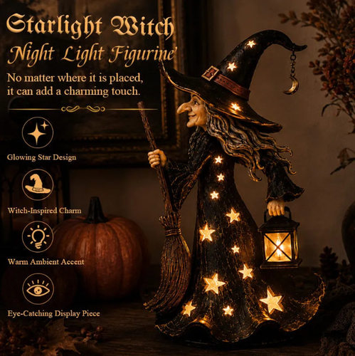 跨境新品 Star Witch Night Light Ornaments 星灵魔法夜灯装饰品