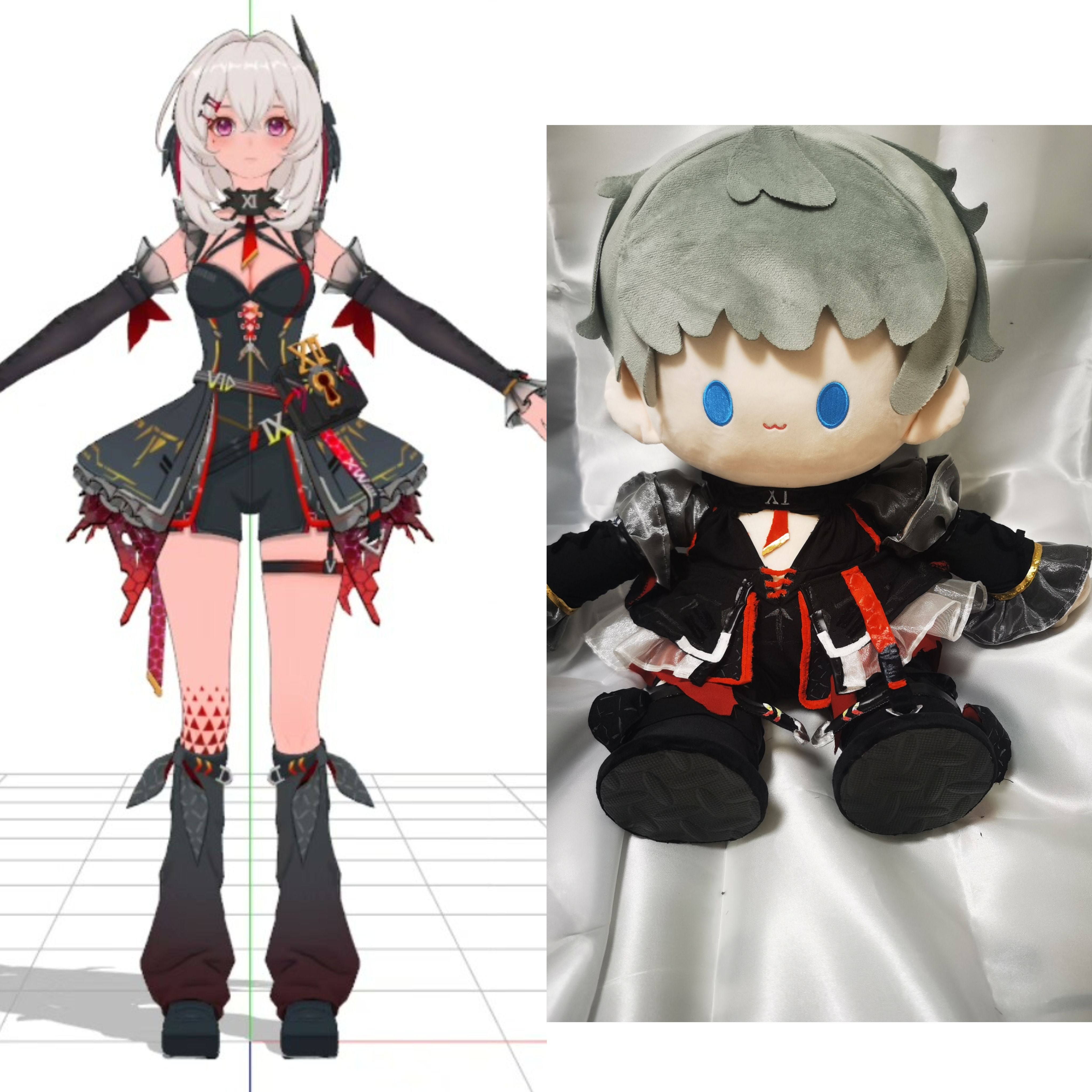 原创10cm20cm40cmbjd3分6分棉花娃衣毛绒玩具衣服定制
