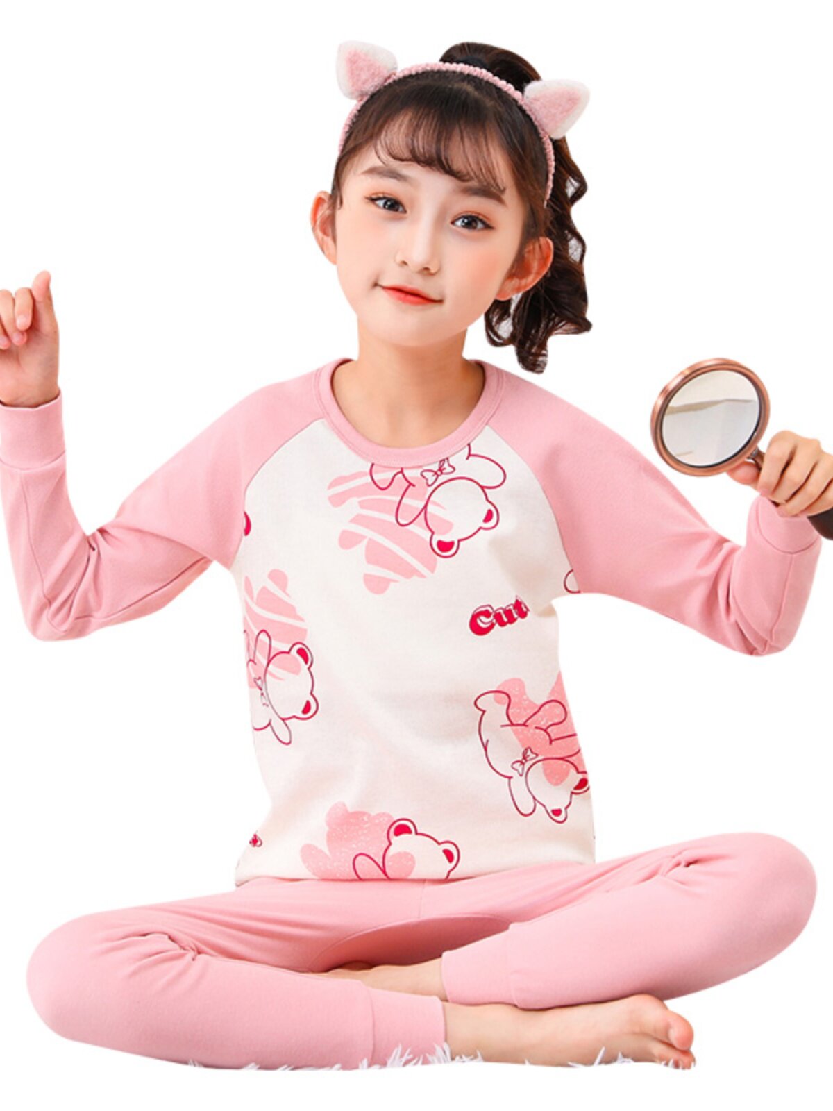 CHILDRENS COTTON UNDERWEAR SPRING AND AUTUMN WINTER BABY AUTUMN CLOTHES AND AUTUMN PANTS SET LITTLE BOYS AND GIRLS PAJAMAS COTTON WARMTH