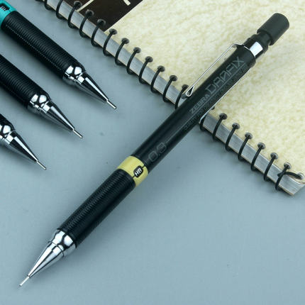 原装进口正品斑马ZEBRA高级绘图自动铅笔精确出芯0.3/0.5/0.7/0.9