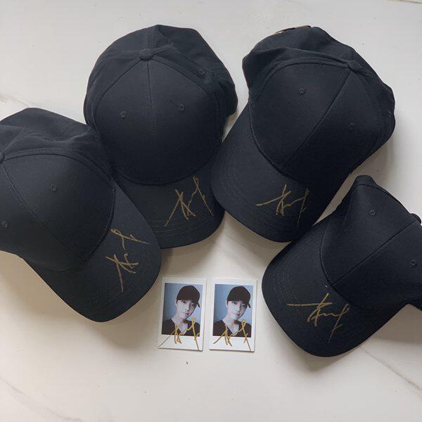 肖战 亲笔签名同款帽子潮牌ins棒球帽男鸭舌帽遮阳太阳帽 拍立得