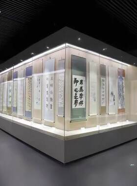 定制钢制电动门玻璃展示柜