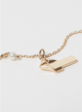 hmhm简约ins锁骨项链拼图项链