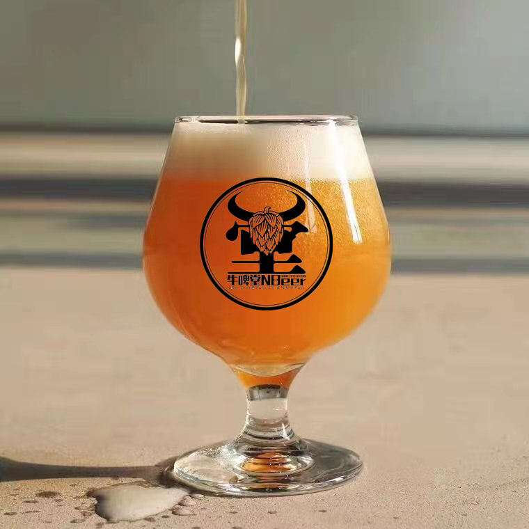 牛啤堂精酿啤酒杯帝都海盐博克大肚矮脚郁金香杯美式宽口品脱杯