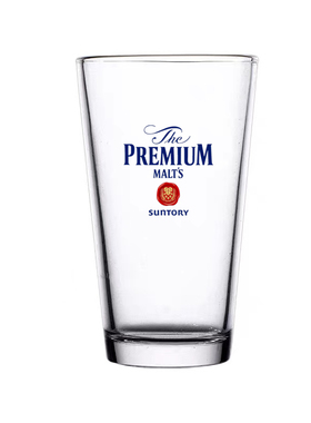 日本三得利万志SUNTORY PREMIUM MALT’S札幌啤酒杯无铅玻璃杯