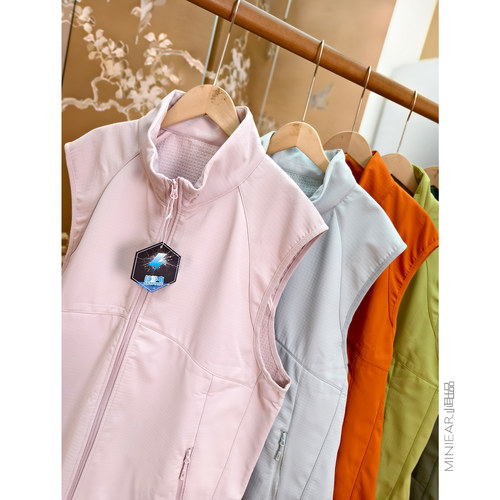 纯色立领马夹男休闲外套