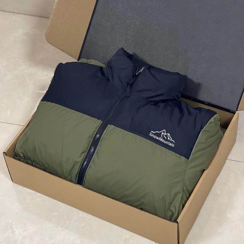 羽绒服男短款2025冬季新款潮流青年立领男装高级感白鸭绒保暖外套