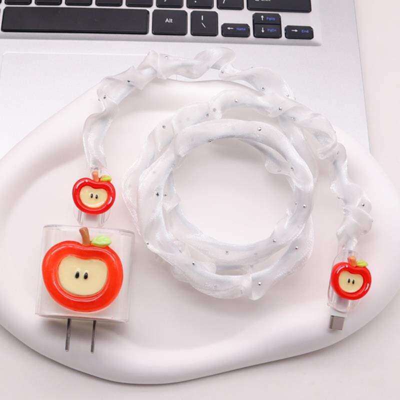 适用苹果16数据线保护套15promax充电器14绕线器ipad快充13防折断