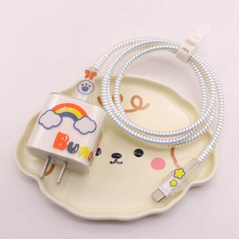 适用苹果iphone手机/ipad/watch手表充电线保护套16数据线缠绕绳