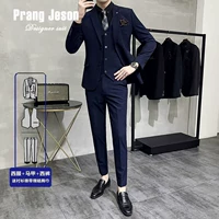 Тонкий жилет, штаны, рубашка, галстук, галстук-бабочка