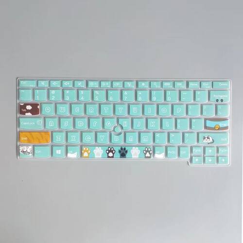 适用ThinkPad联想L14昭阳X3-15拯救者Y7000P键盘膜T490小新16开天