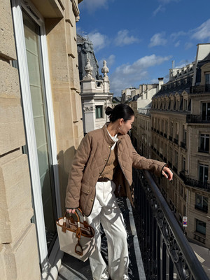 ONI欧尼~冬上新老钱天丝苎麻外套保暖羽绒服外套(配腰带8880)