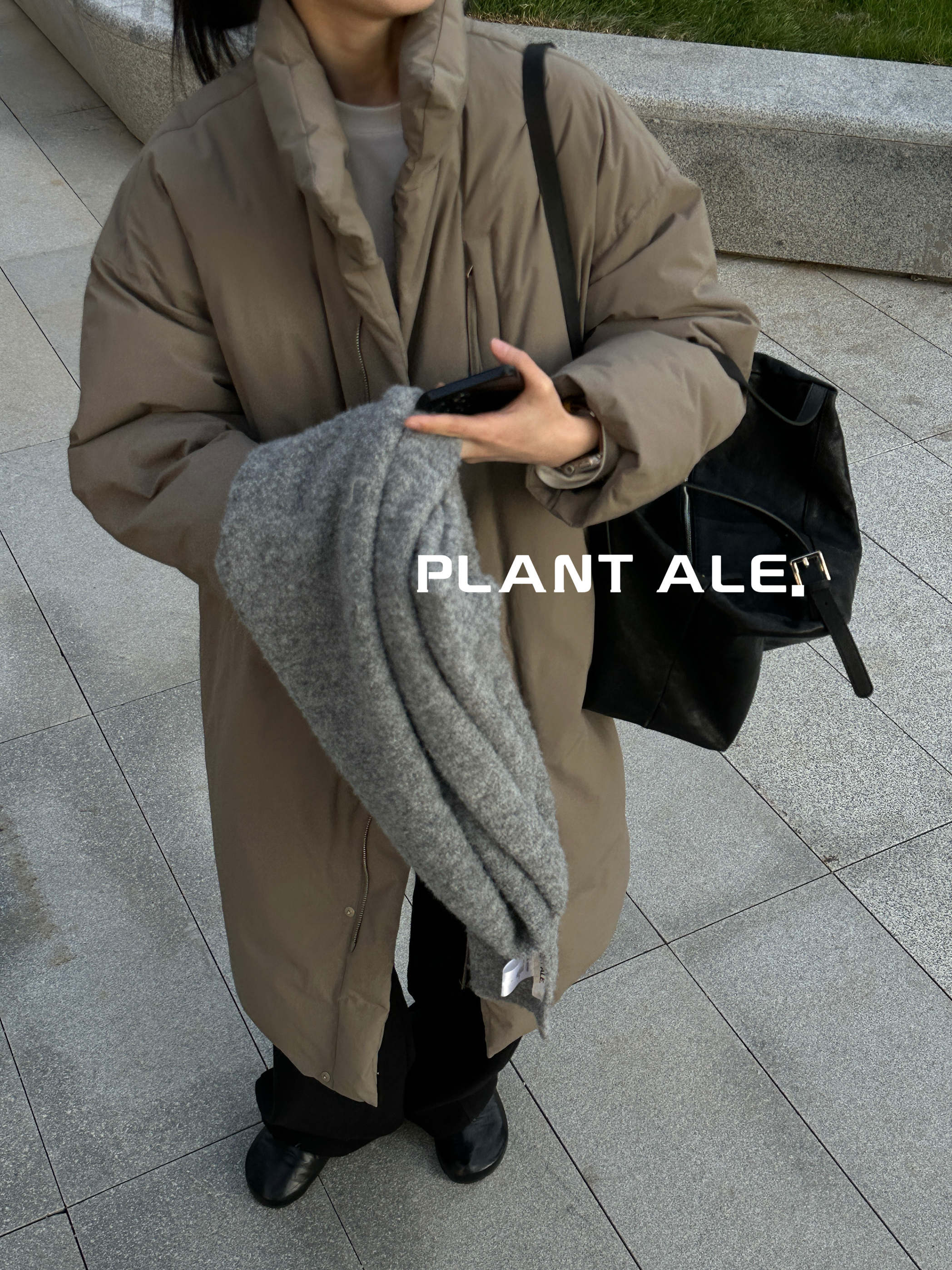 Plant Ale~2025冬季新款韩版简约百搭宽松显瘦加厚鹅绒服