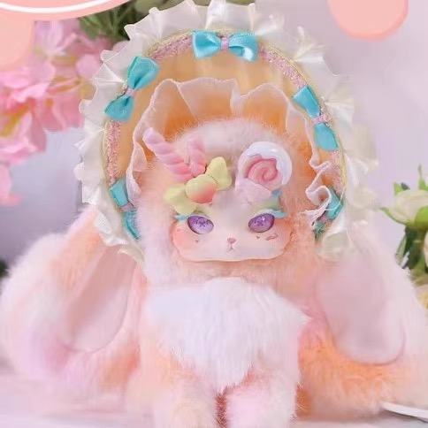 正版兔兔龙幻想生物V4四代蜜糖甜星记系列毛绒盲盒潮公仔摆件手办