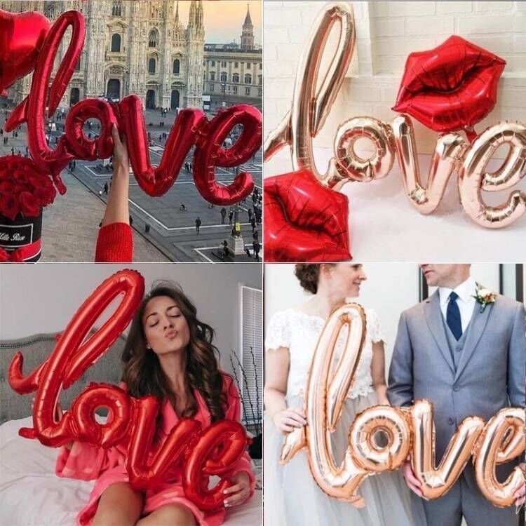 喜字结婚用品婚礼婚庆婚房装饰布置生日派对LOVE情人节七夕气球