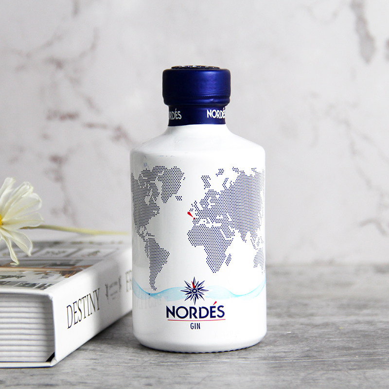 诺迪思nordes gin大西洋嘉利金酒西班牙原瓶进口洋酒200ml