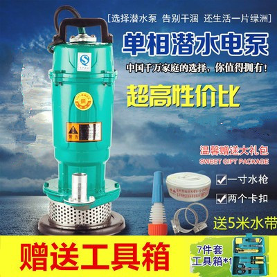 潜水泵1寸220V高扬程家用农用抽