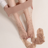 妖怪森林 0D波点丝袜无缝360度无痕莫迪兰色超薄脚尖透明性感连裤