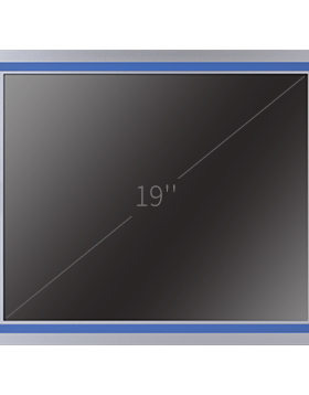 诺达佳工业显示器PANEL5000-A192电阻式触摸屏19寸面板嵌入式