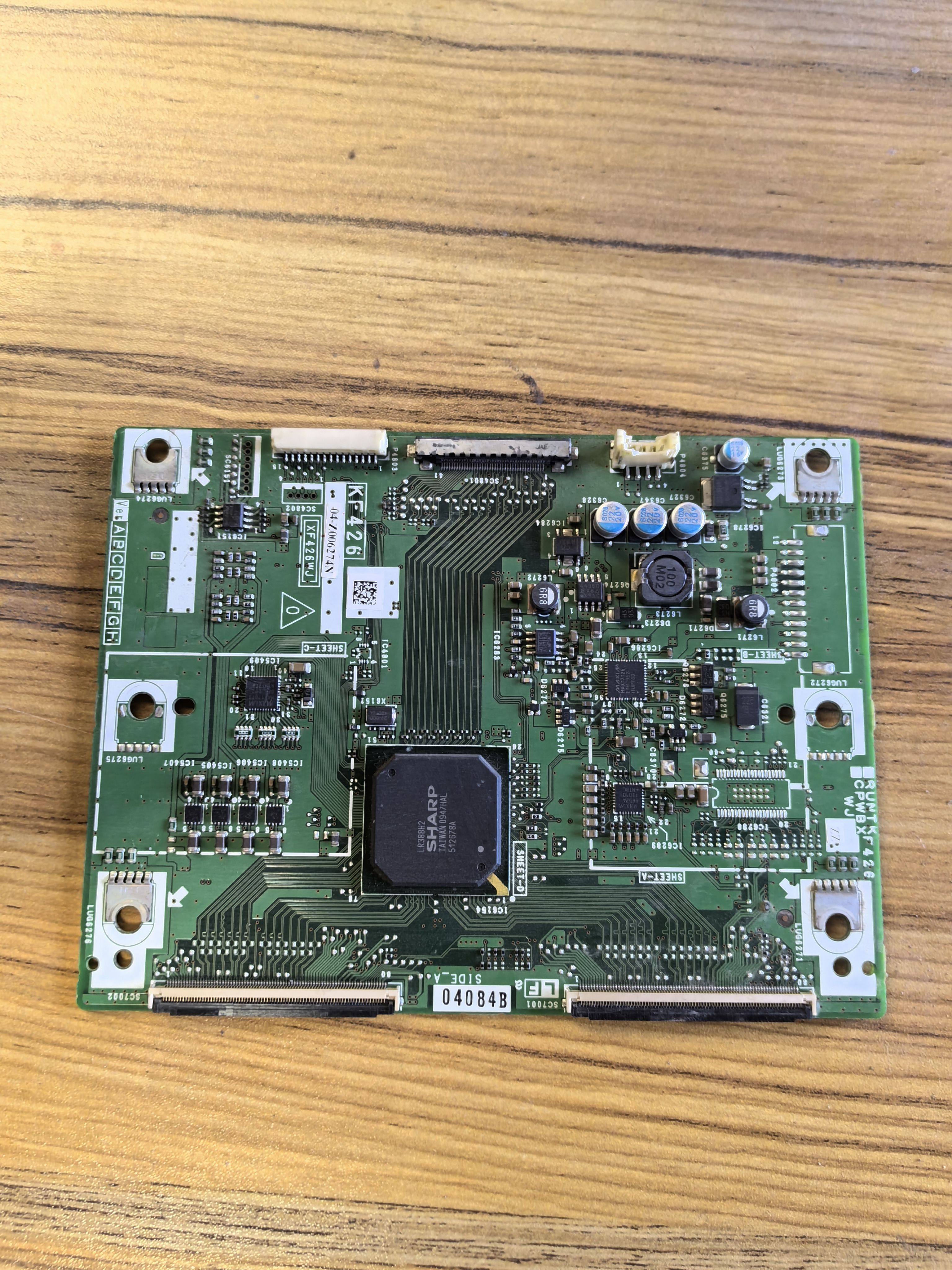 夏普 LCD-52E77A逻辑板 KF426 XF426WJ RUNTK CPWBX F426 WJ ZZ