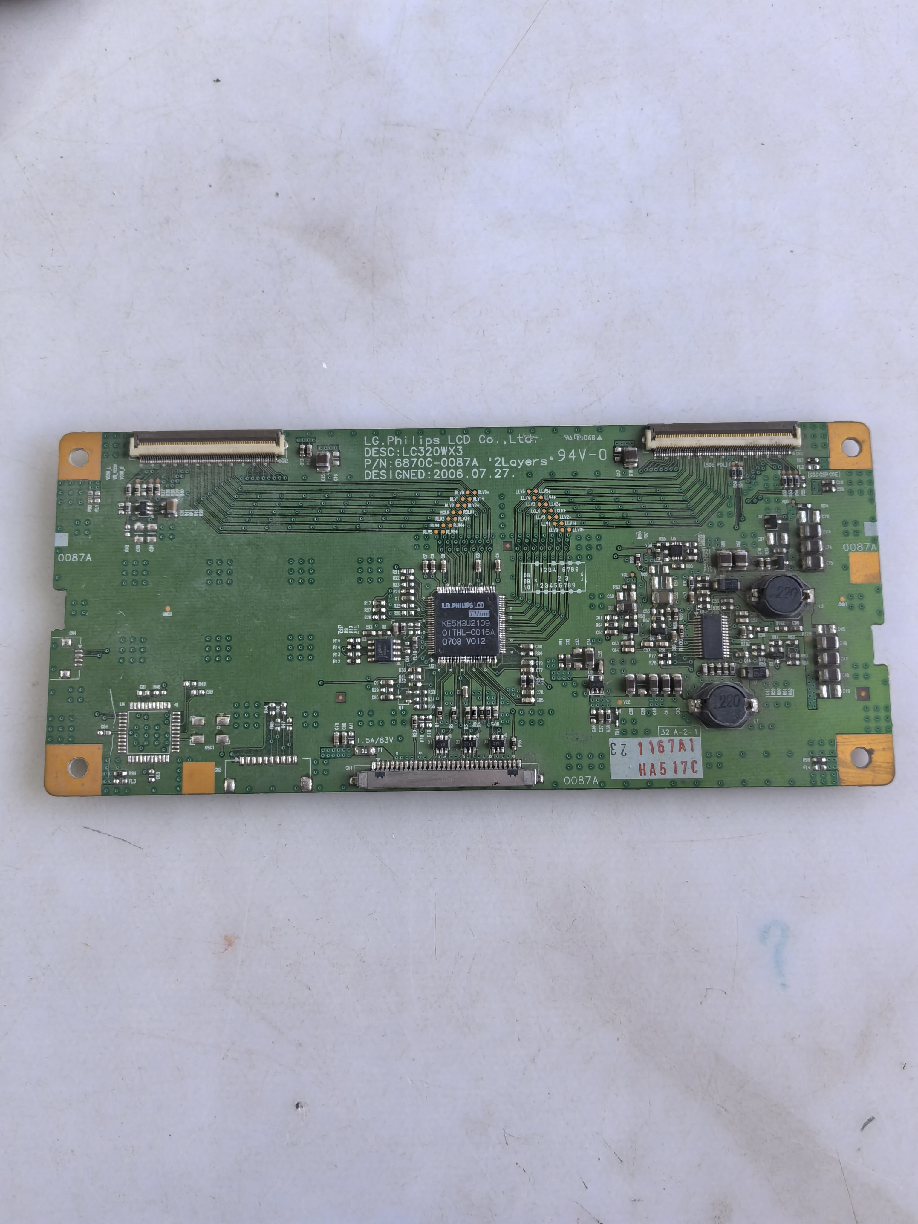 创维32L98SW TLM3201 37L98SW逻辑板LC320WX3 6870C-0087A