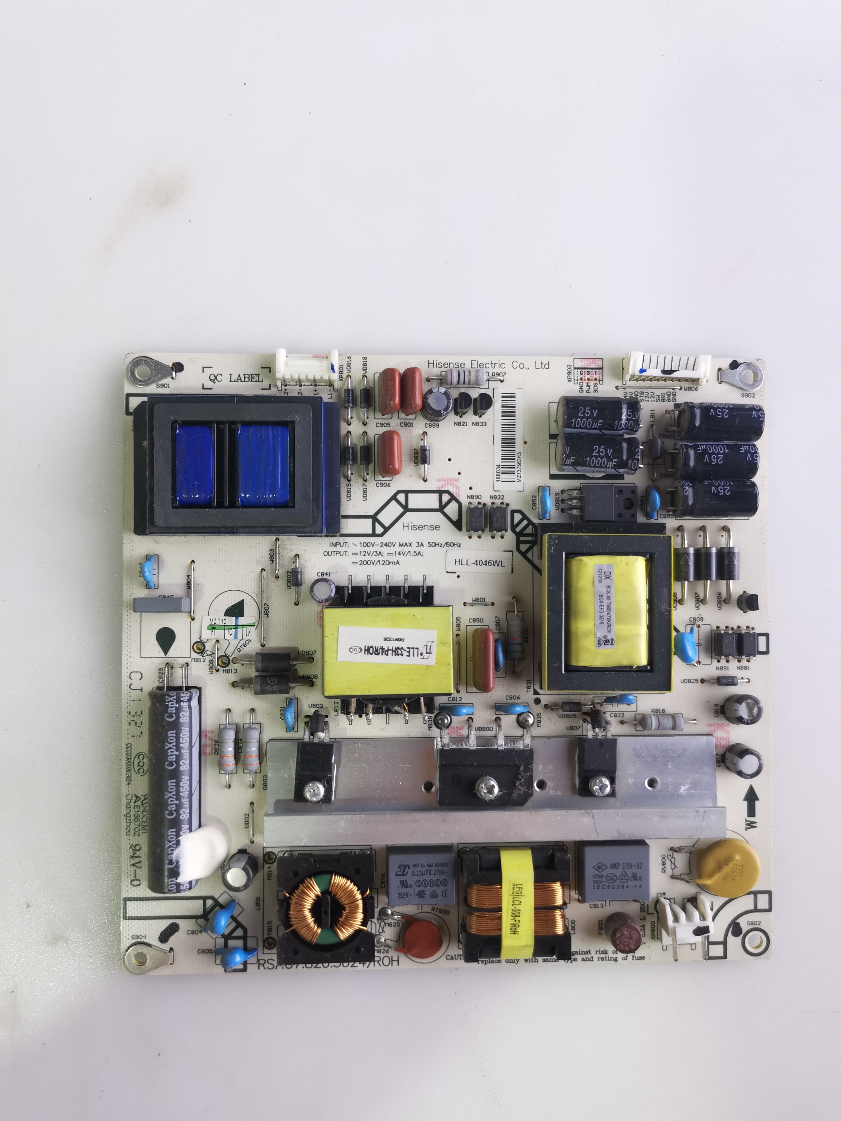 海信LED42K300/200/46K360J/16UJD/47K600X3D电源板820.5024