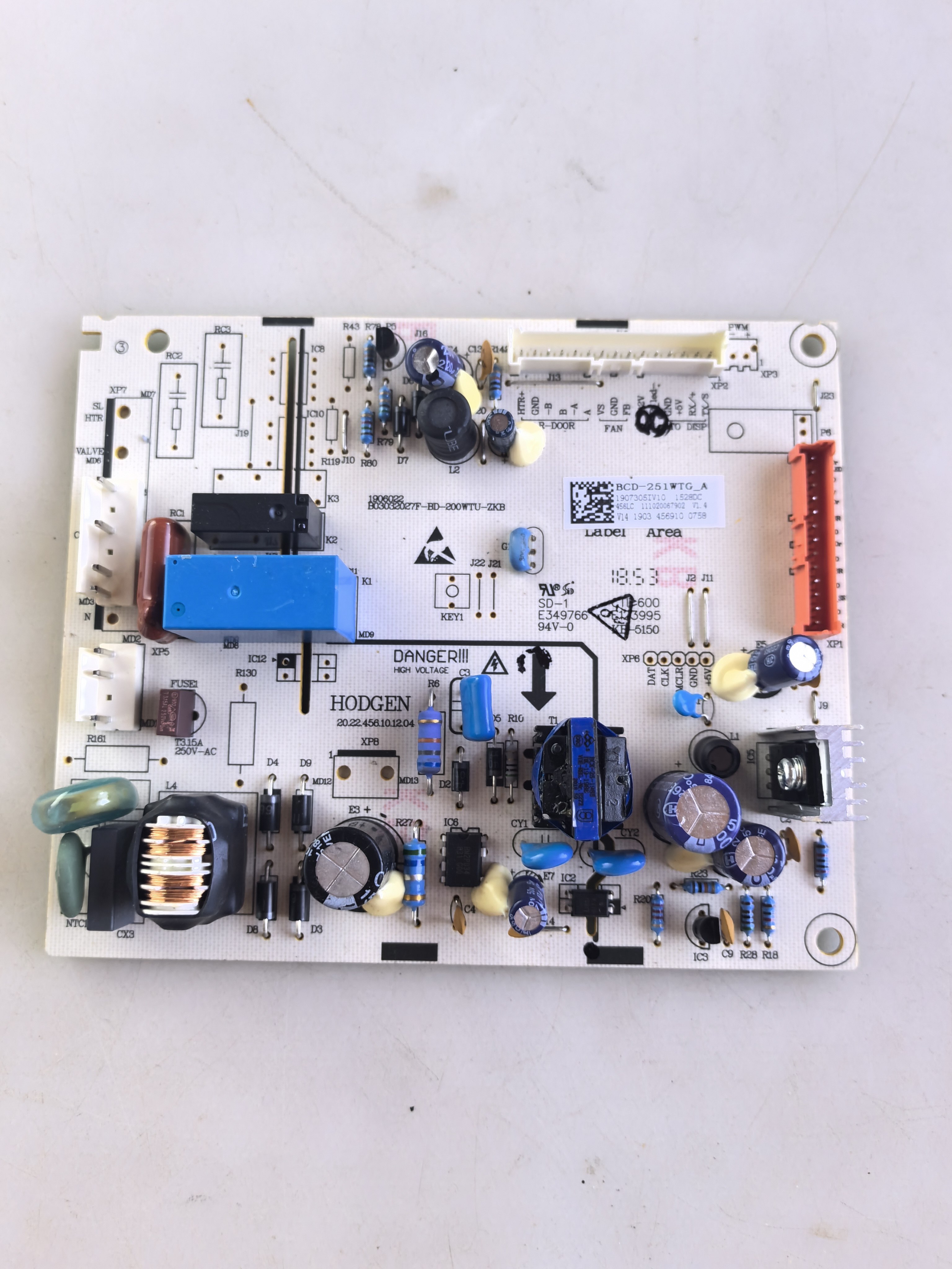 海信容声冰箱bcd251wtg-a电脑板 主板 1907305