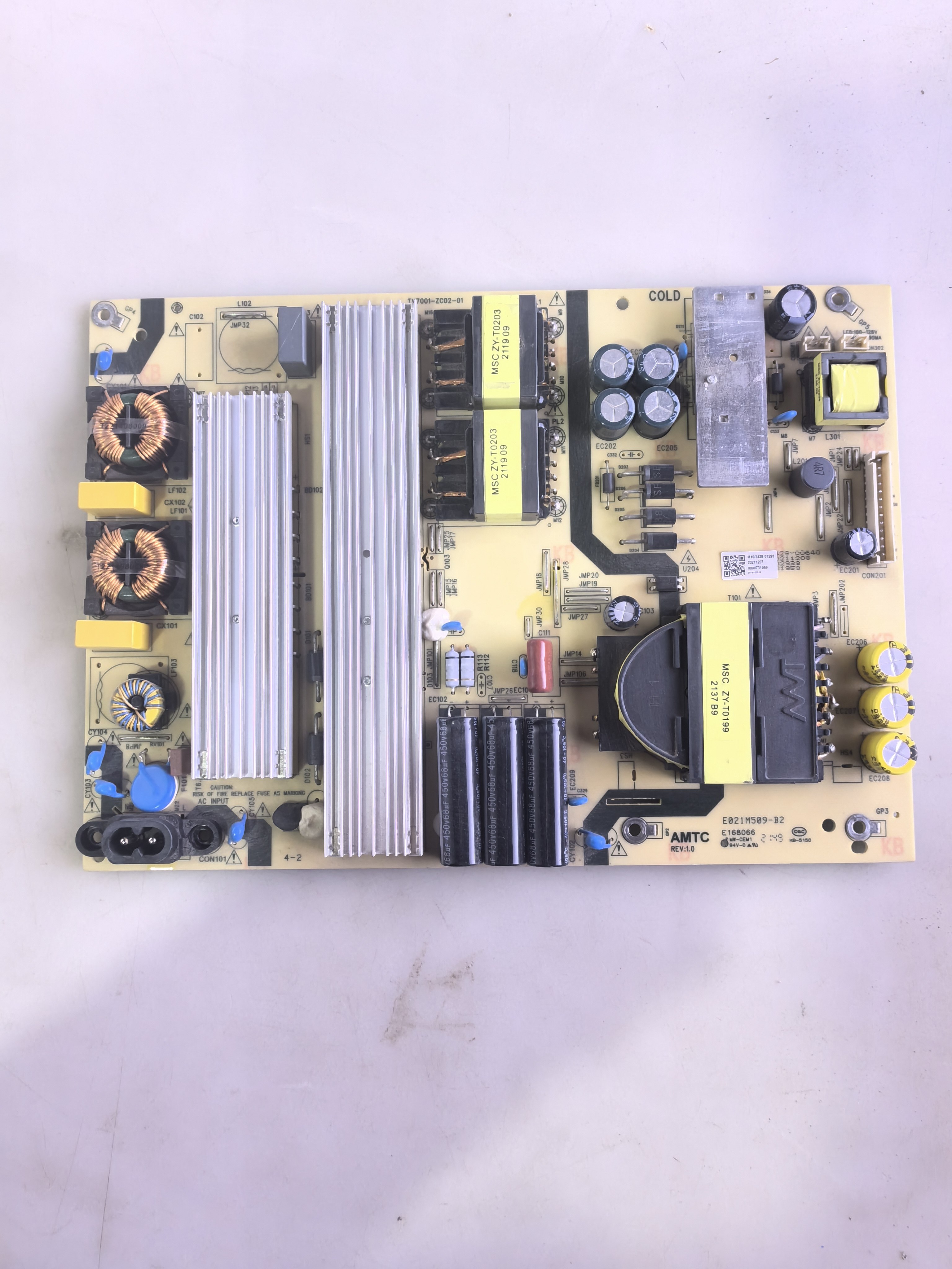 原装海尔LU75U2/R5电视电源板TV7001-ZC02-01 0090731959/A