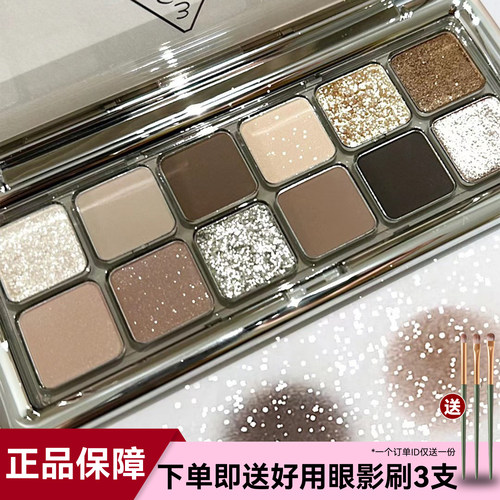3ce三熹玉十二色眼影盘水泥盘