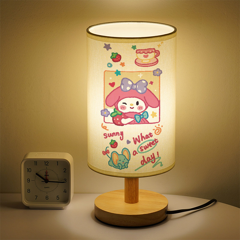 洛森典布卧室木三色变光小夜灯